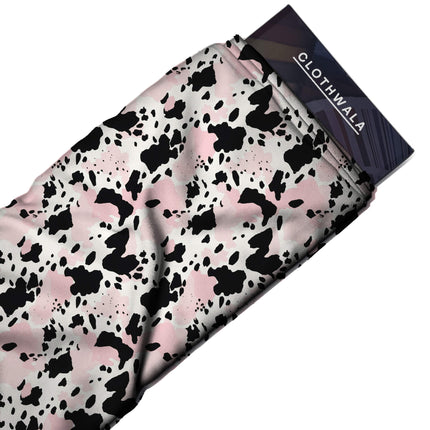 jet black animal fabric detail — matte finish digital print closeup