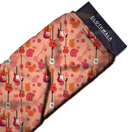 dusty rose other fabric detail — matte finish digital print closeup