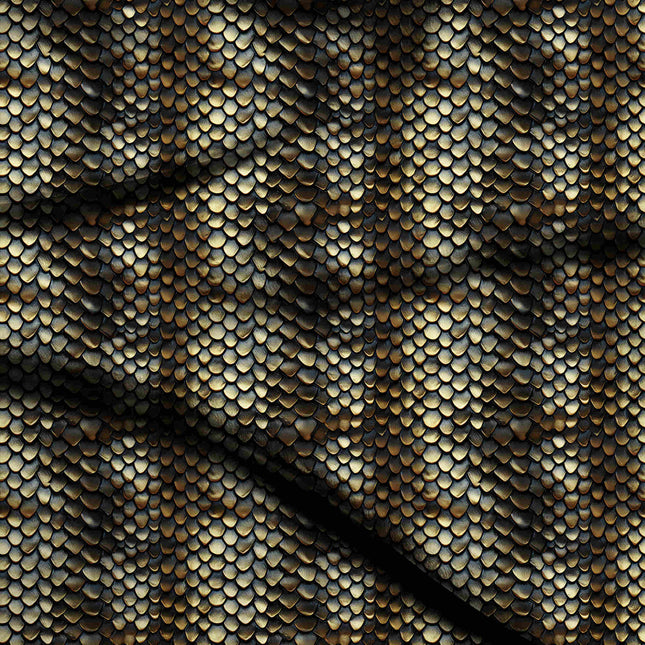 jet black animal digital print fabric texture — fine scale closeup