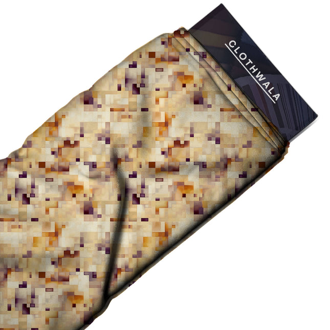 ivory cream geometric print fabric draped — maxi dress styling