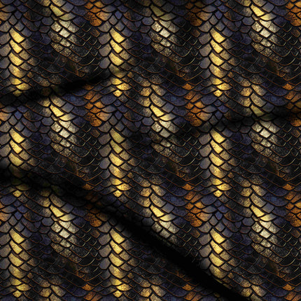 charcoal black animal digital print fabric texture — fine scale closeup