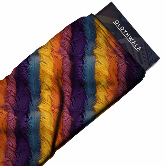 aubergine other print fabric draped — co-ord set styling