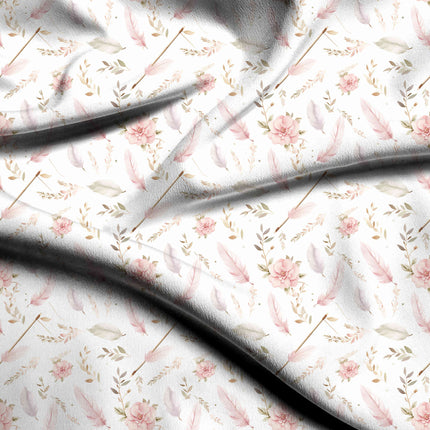 dusty rose other digital print fabric texture — medium scale closeup