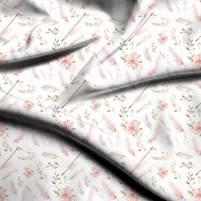 dusty rose other digital print fabric texture — medium scale closeup