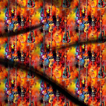 burnt sienna other all-over print pattern — large scale repeat layout