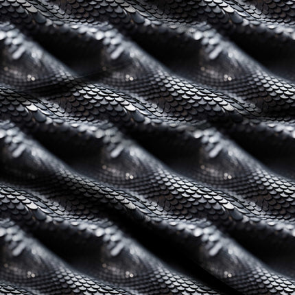 jet black animal digital print fabric texture — fine scale closeup
