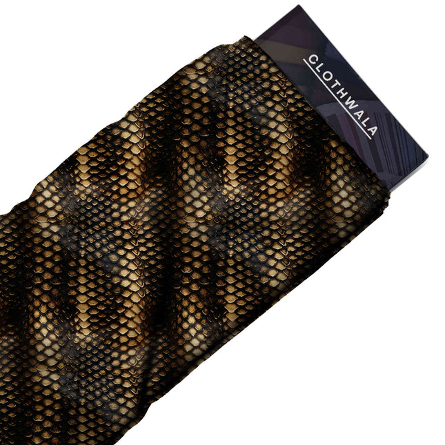 jet black animal print fabric draped — jumpsuit styling