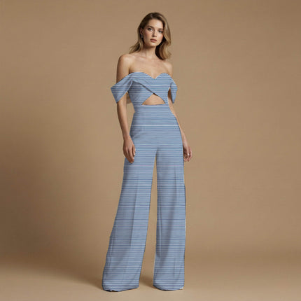 navy blue stripes all-over print pattern — fine scale repeat layout