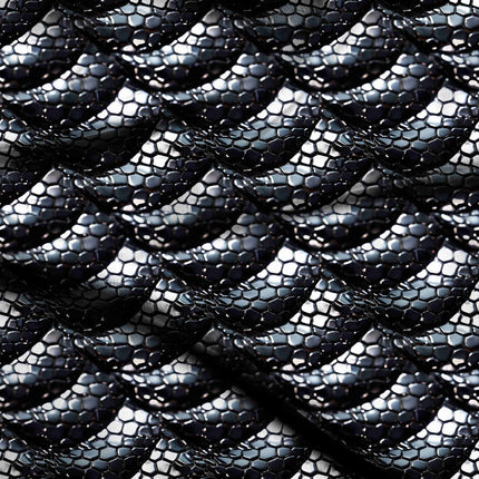 jet black animal digital print fabric texture — fine scale closeup