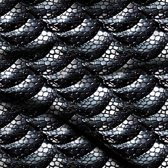 jet black animal digital print fabric texture — fine scale closeup
