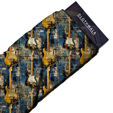 mustard yellow other all-over print pattern — large scale repeat layout