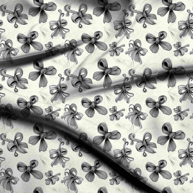 ivory cream other digital print fabric texture — medium scale closeup