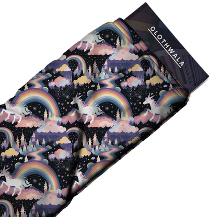 midnight navy other print fabric draped — pajama set styling