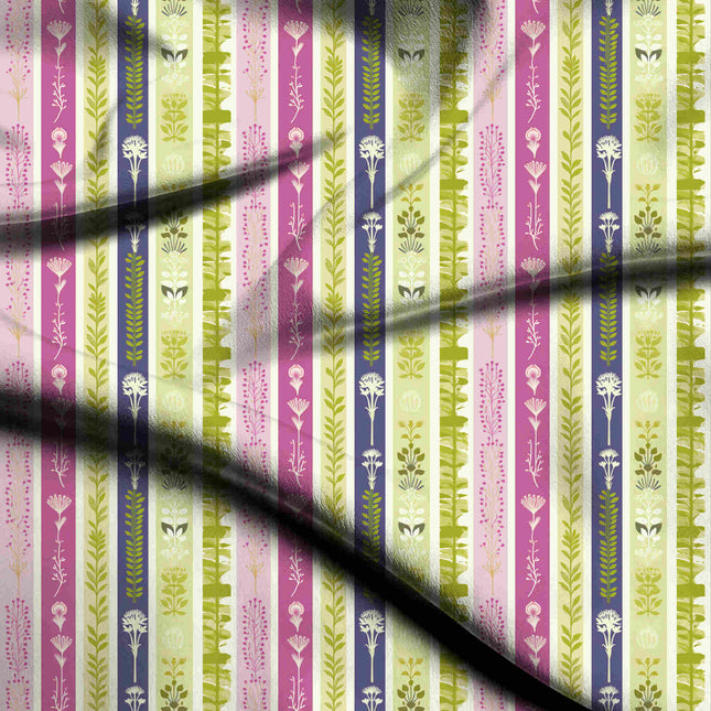 dusty rose stripes digital print fabric texture — medium scale closeup