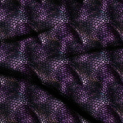 amethyst purple animal digital print fabric texture — fine scale closeup