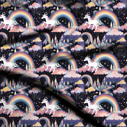 midnight navy other digital print fabric texture — medium scale closeup