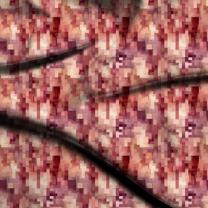 dusty rose floral all-over print pattern — medium scale repeat layout