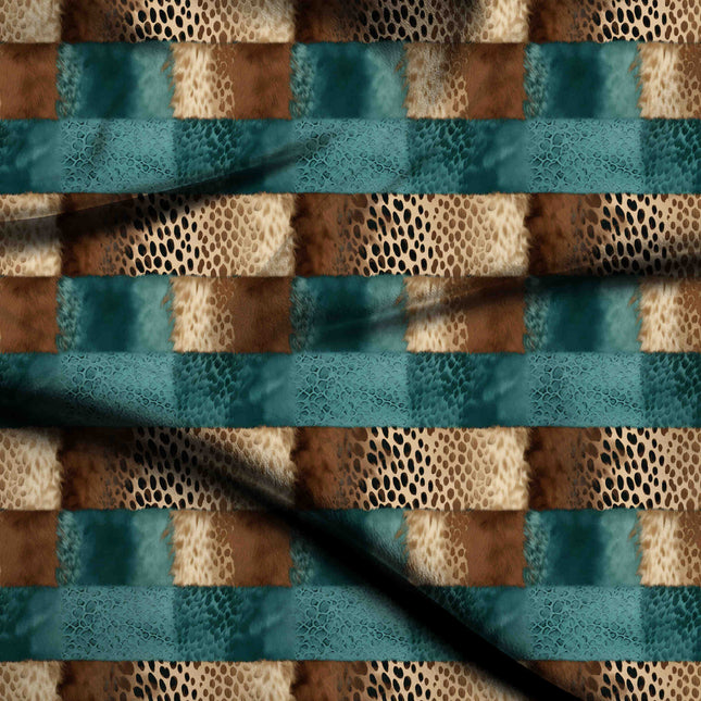 sandstone animal digital print fabric texture — large scale closeup