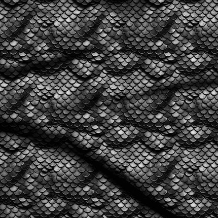 jet black animal digital print fabric texture — fine scale closeup