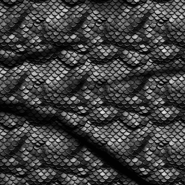 jet black animal digital print fabric texture — fine scale closeup