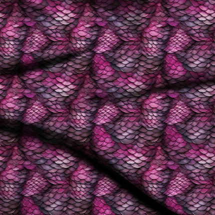 magenta animal digital print fabric texture — fine scale closeup