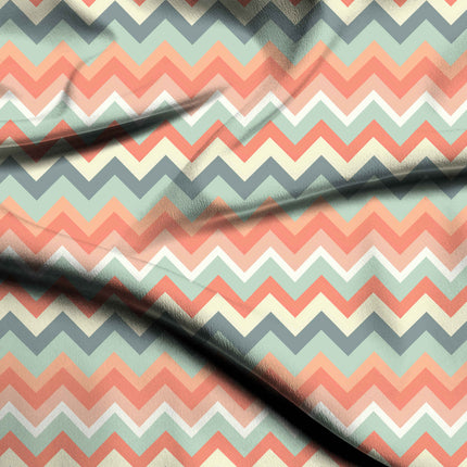 dusty rose geometric fabric detail — textured finish digital print closeup