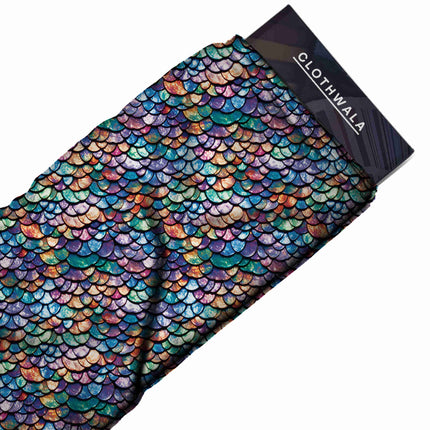 amethyst purple animal all-over print pattern — fine scale repeat layout