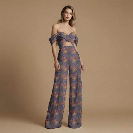 deep charcoal animal all-over print pattern — fine scale repeat layout