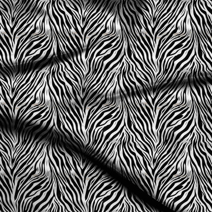 black animal digital print fabric texture — large scale closeup