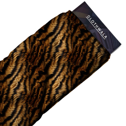 jet black animal print fabric draped — co-ord set styling