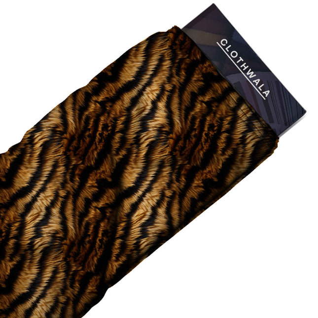 jet black animal print fabric draped — co-ord set styling