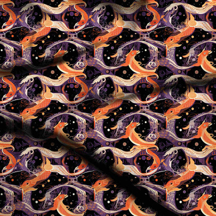 burnt sienna other fabric detail — digital print closeup