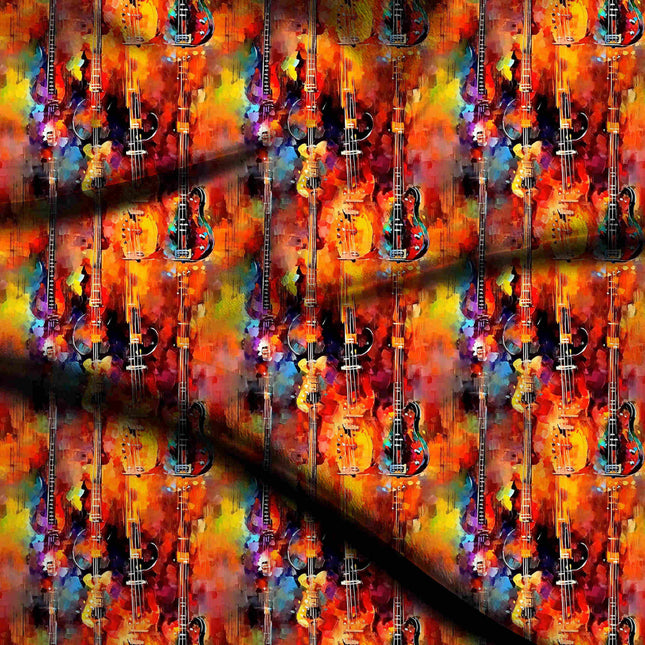 burnt sienna other digital print fabric texture — large scale closeup