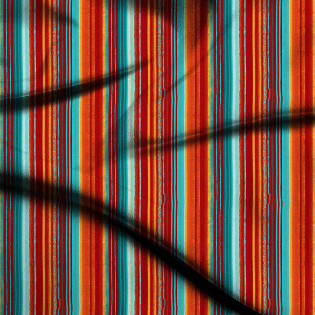 crimson red stripes digital print fabric texture — large scale closeup