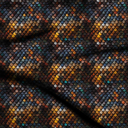 charcoal black animal digital print fabric texture — fine scale closeup