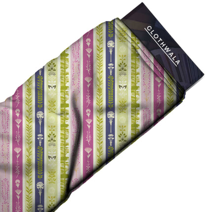dusty rose stripes all-over print pattern — medium scale repeat layout