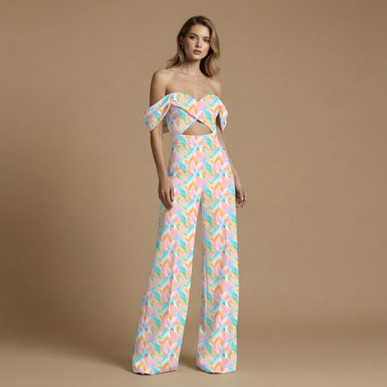 dusty rose floral print fabric draped — maxi dress styling