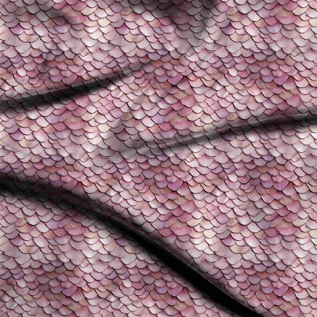 dusty rose animal digital print fabric texture — fine scale closeup
