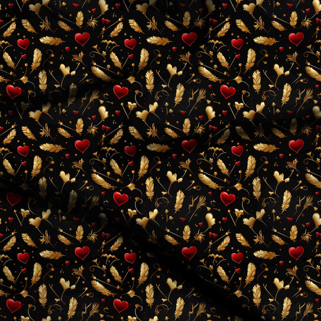 jet black other digital print fabric texture — medium scale closeup