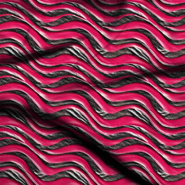 hot pink animal digital print fabric texture — large scale closeup