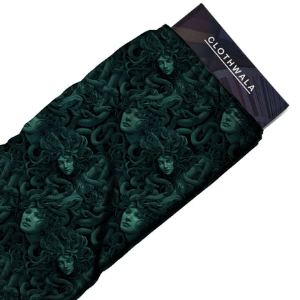 teal other all-over print pattern — large scale repeat layout