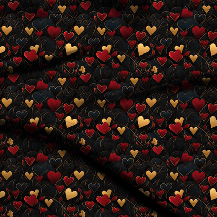 crimson red other digital print fabric texture — medium scale closeup