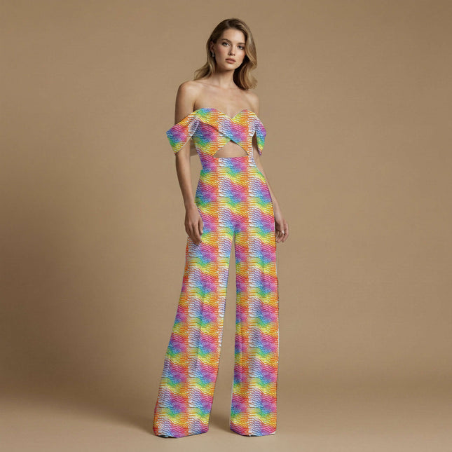 magenta animal print fabric draped — kaftan styling