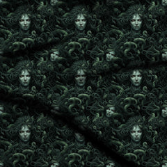 forest green other digital print fabric texture — large scale closeup