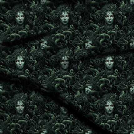 forest green other digital print fabric texture — large scale closeup