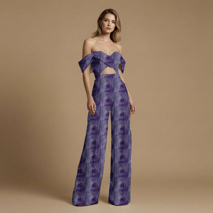 amethyst purple animal all-over print pattern — fine scale repeat layout