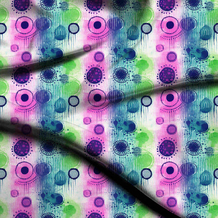 magenta abstract digital print fabric texture — medium scale closeup