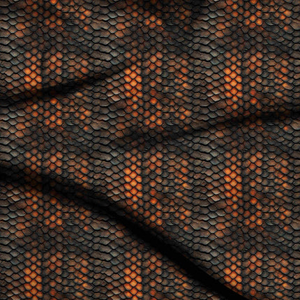 charcoal black animal digital print fabric texture — fine scale closeup