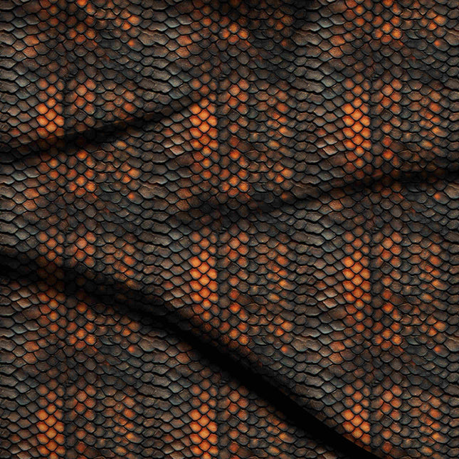 charcoal black animal digital print fabric texture — fine scale closeup