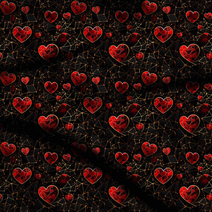 ruby red other digital print fabric texture — medium scale closeup